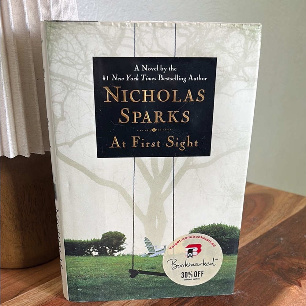 Nicholas Sparks 'At First Sight' Book